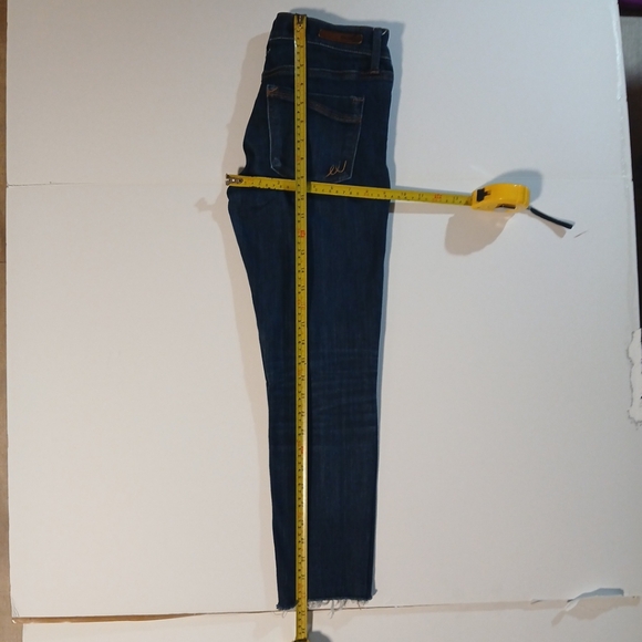 Express Medium Wash Mid Rise Leggings Size 0S - Picture 7 of 16